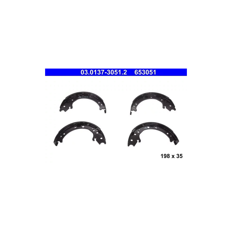 ATE 03.0137-3051.2 Handbrake Shoes