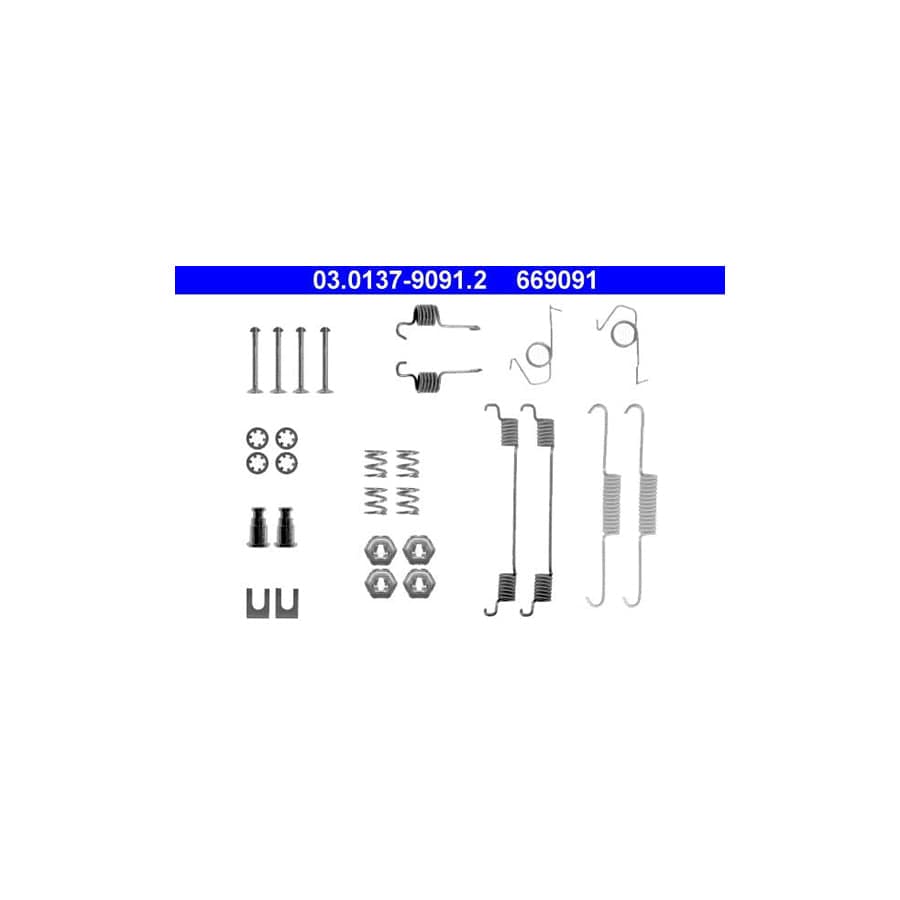 ATE 03.0137-9091.2 Accessory Kit, Brake Shoes for FORD FIESTA