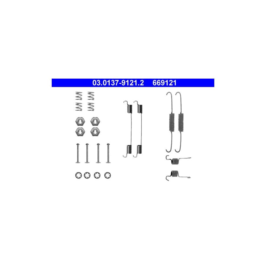 ATE 03.0137-9121.2 Accessory Kit, Brake Shoes for FORD Fiesta Mk3 Hatchback (GFJ)