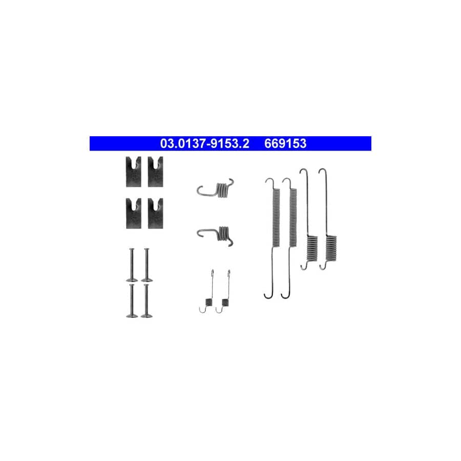 ATE 03.0137-9153.2 Accessory Kit, Brake Shoes for FORD MONDEO
