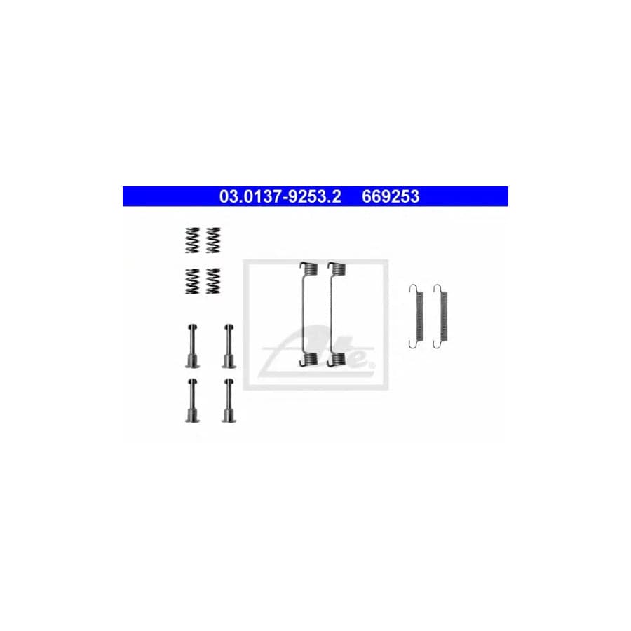 ATE 03.0137-9253.2 Brake Shoe Fitting Kit for Peugeot 605 Saloon
