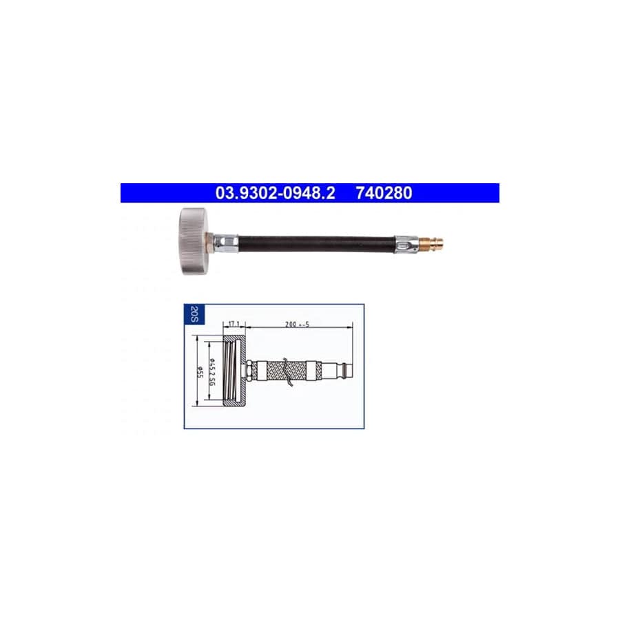 ATE 03.9302-0948.2 Breather Pipe