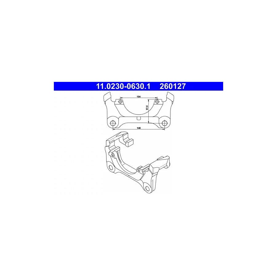 ATE 11.0230-0630.1 Carrier, Brake Caliper