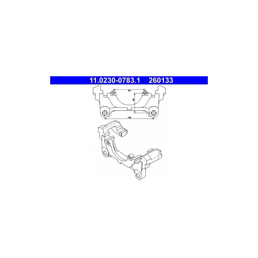 ATE 11.0230-0783.1 Carrier, Brake Caliper