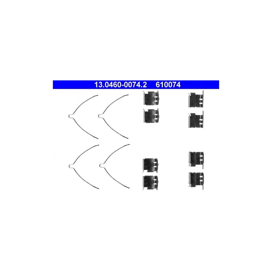 ATE 13.0460-0074.2 Accessory Kit, Disc Brake PaDS for Toyota Corolla