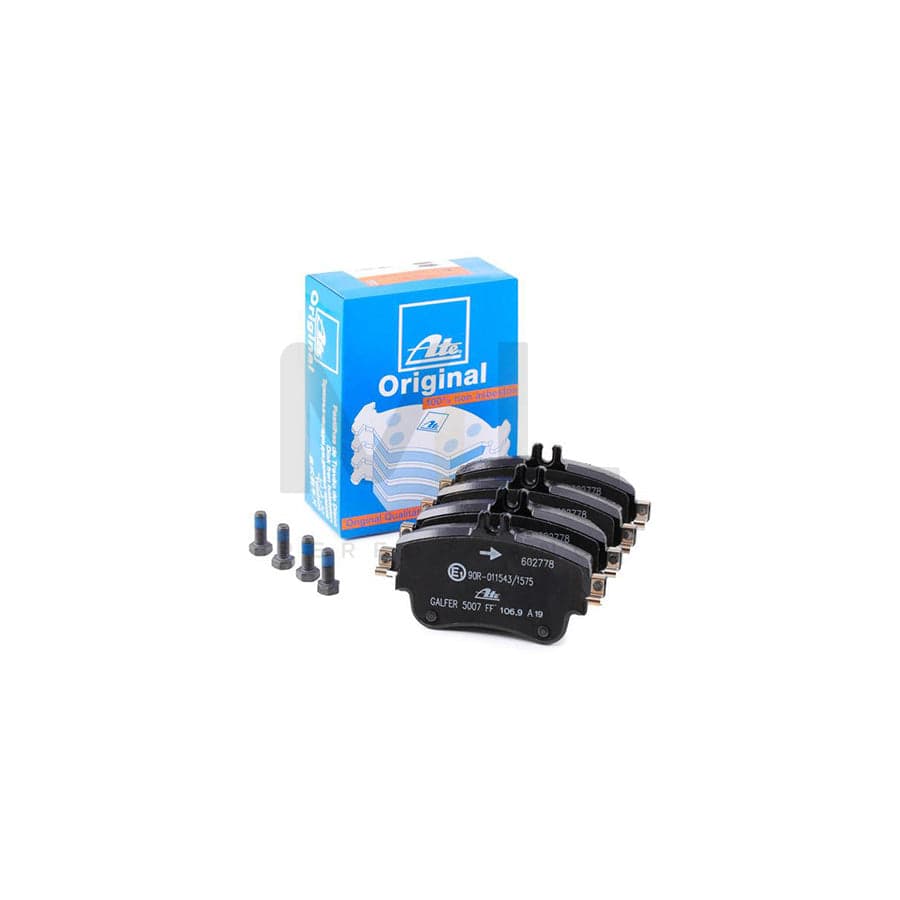 ATE 13.0460-2778.2 Brake pad set excl. wear warning contact, prepared for wear indicator, with brake caliper screws