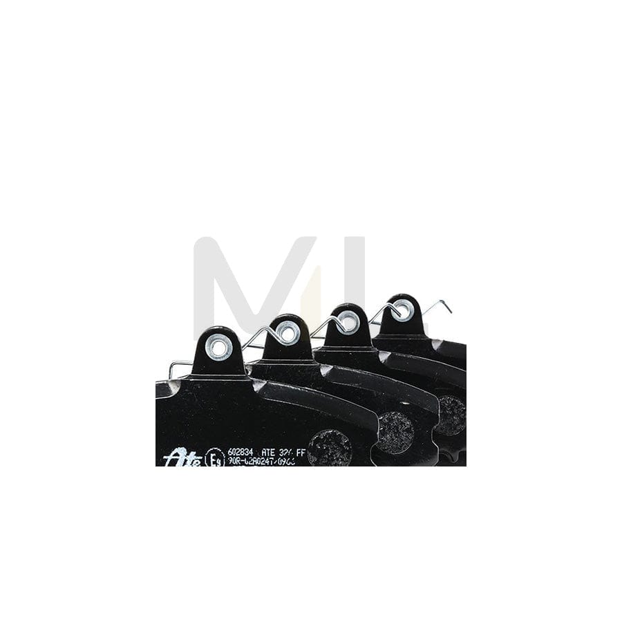 ATE 13.0460-2834.2 Brake pad set incl. wear warning contact, with anti-squeak plate, with brake caliper screws