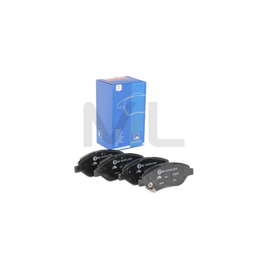 ATE 13.0460-3878.2 Brake pad set for FIAT TIPO with acoustic wear warning, with brake caliper screws, with accessories