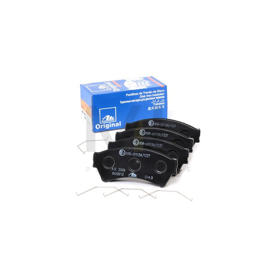 ATE 13.0460-5610.2 Brake pad set for MAZDA 6 with acoustic wear warning, with accessories