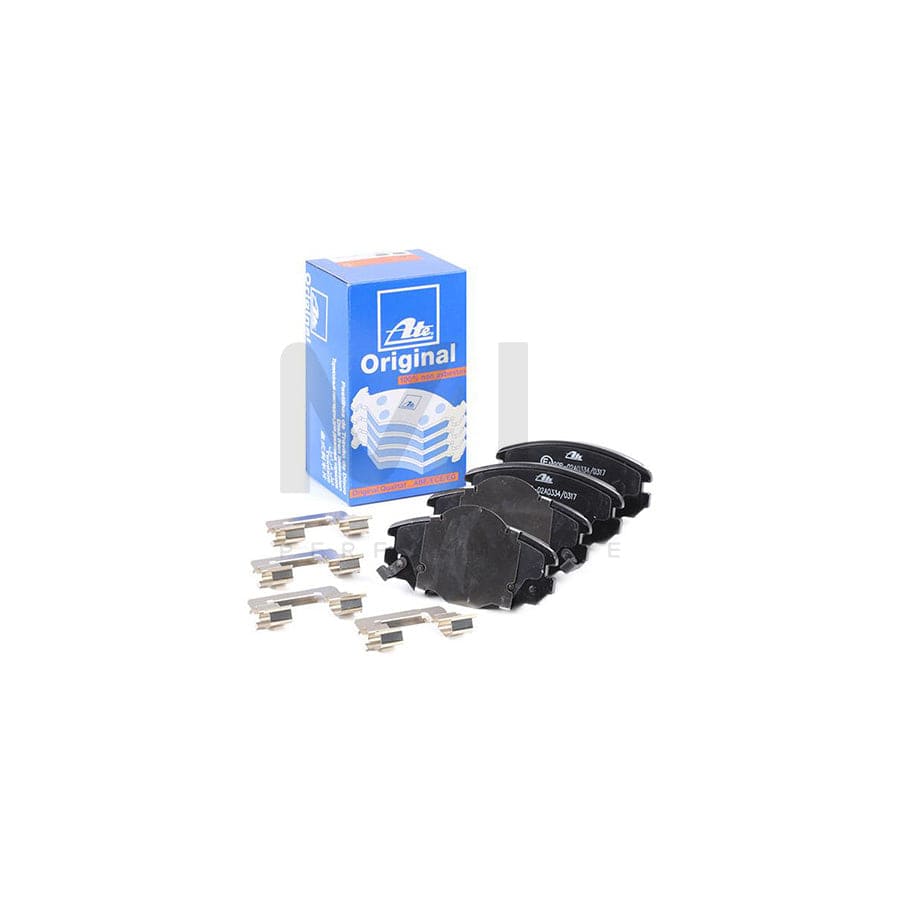 ATE 13.0460-5611.2 Brake pad set with acoustic wear warning, with accessories