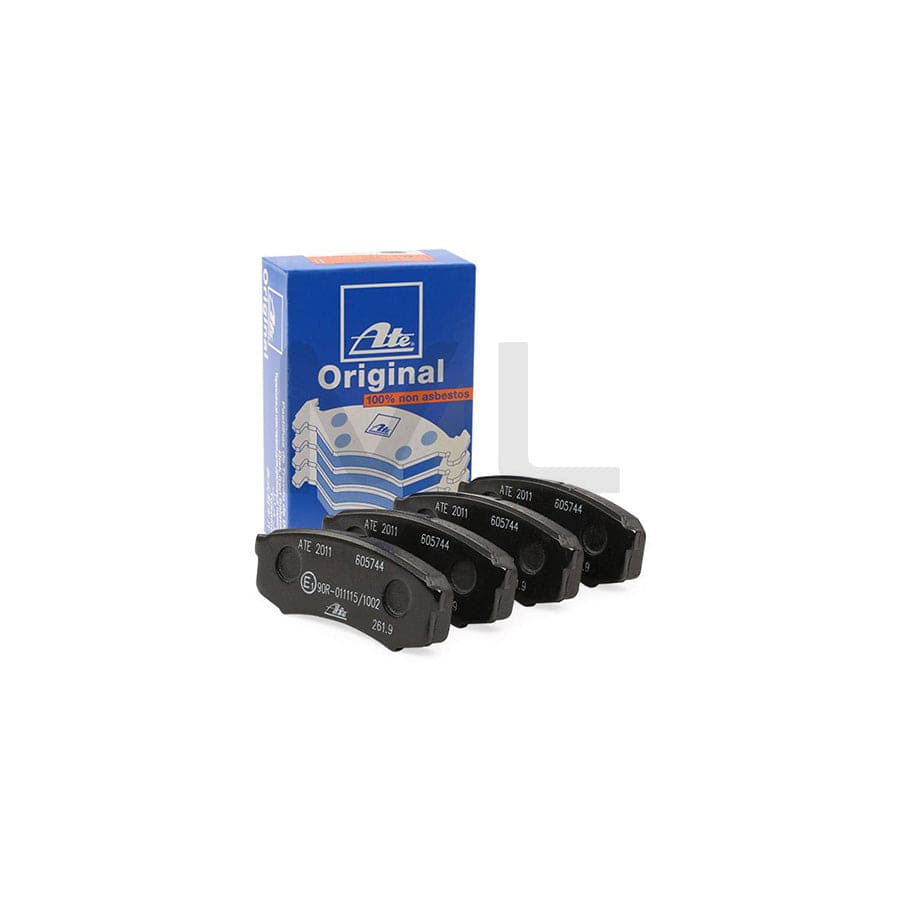 ATE 13.0460-5744.2 Brake pad set excl. wear warning contact, not prepared for wear indicator