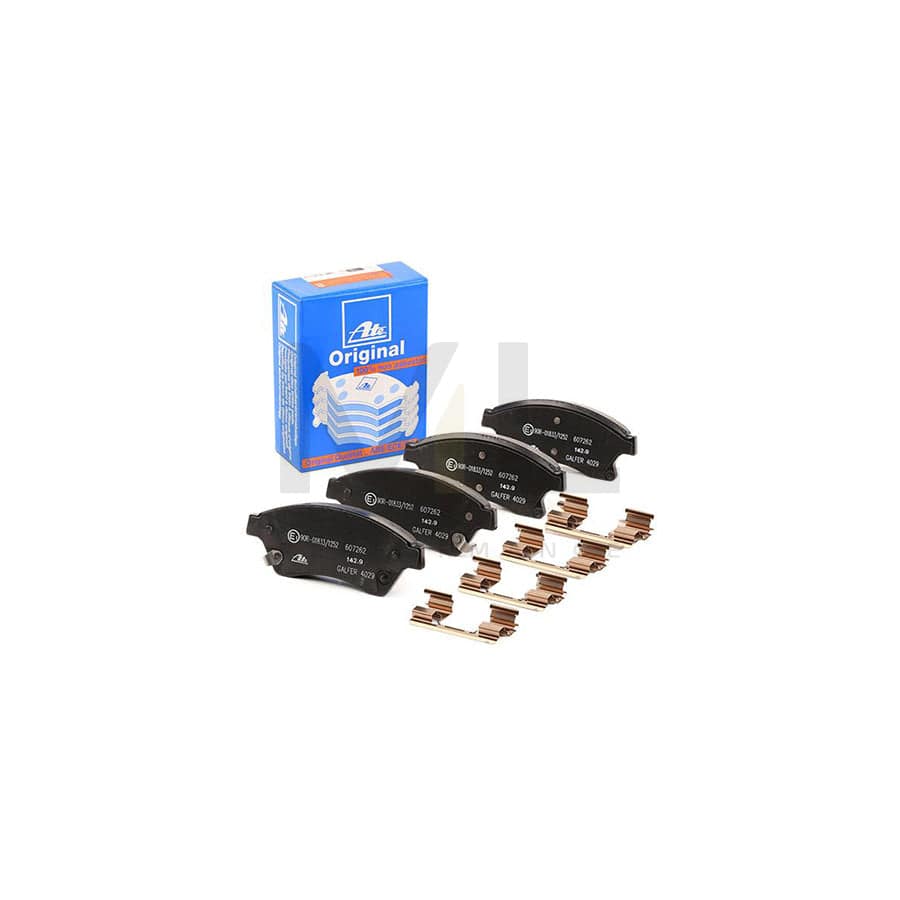 ATE 13.0460-7262.2 Brake pad set with acoustic wear warning, with accessories
