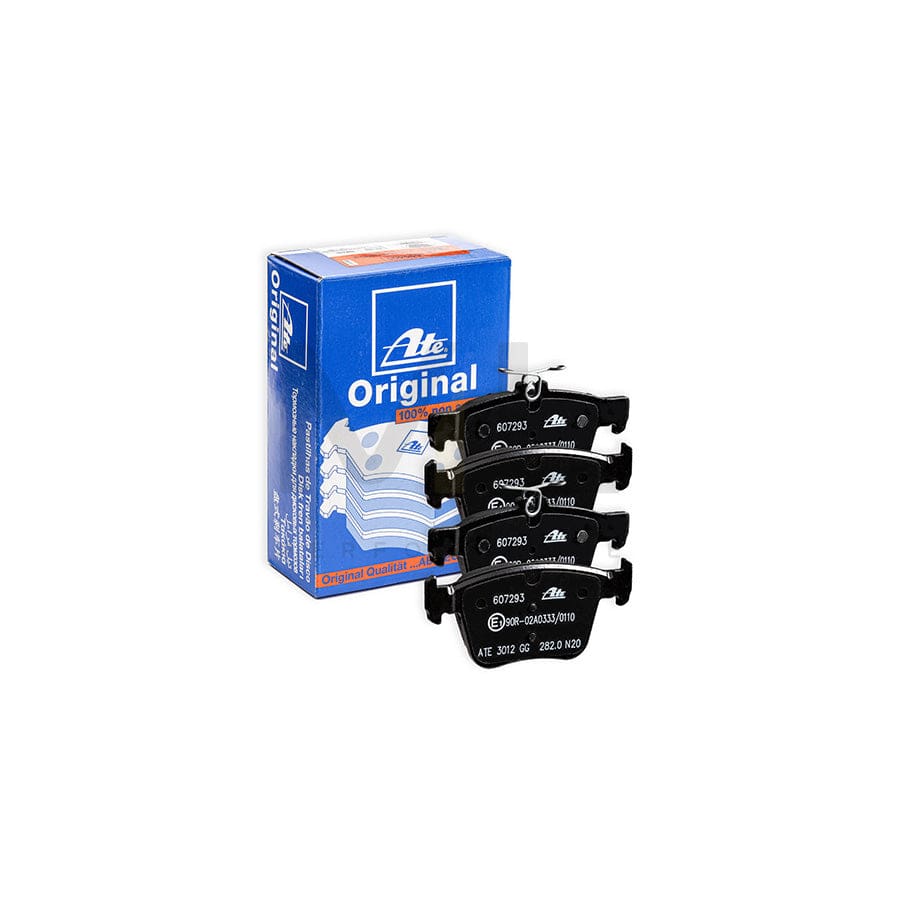 ATE 13.0460-7293.2 Brake pad set excl. wear warning contact, not prepared for wear indicator