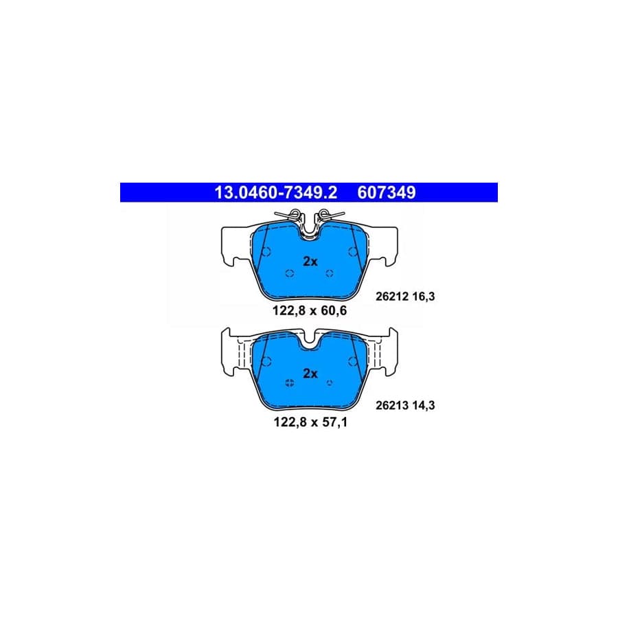 ATE 13.0460-7349.2 Brake Pad Set