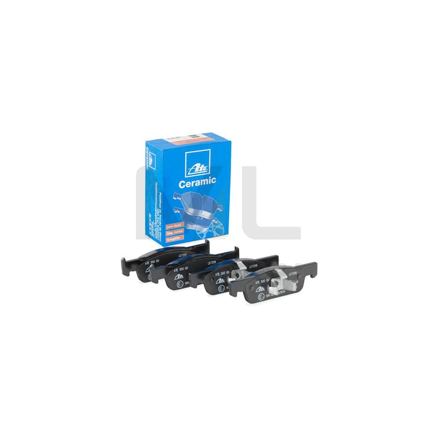 ATE 13.0470-7298.2 Brake pad set excl. wear warning contact, not prepared for wear indicator