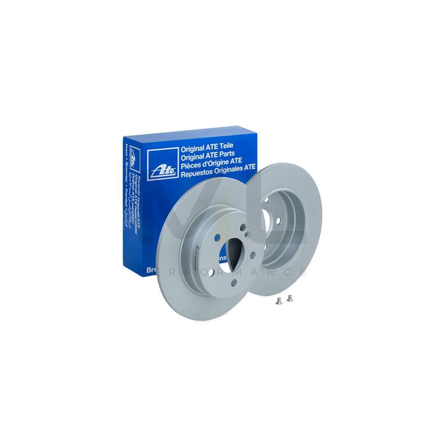 ATE 24.0109-0154.1 Brake Disc suitable for MERCEDES-BENZ C-Class Solid, Coated, with bolts/screws  - 1 piece