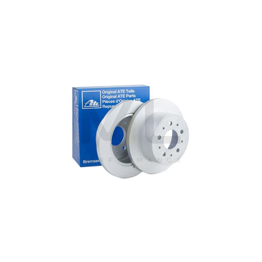 ATE 24.0116-0124.1 Brake Disc Solid, Coated  - 1 piece