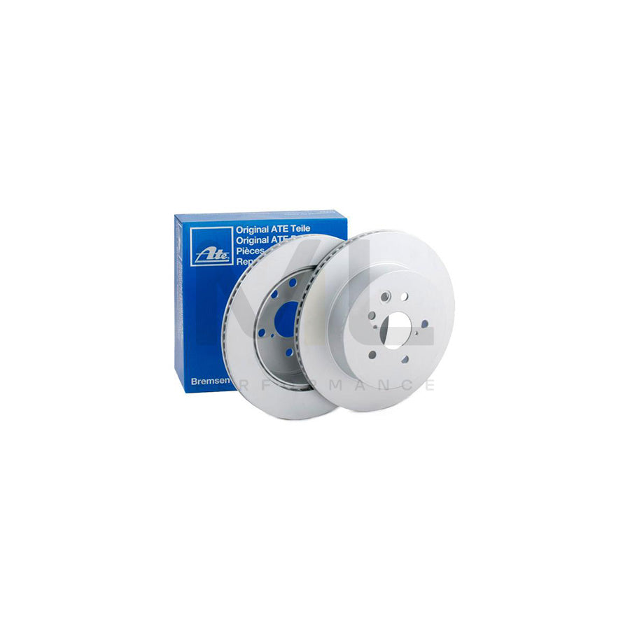 ATE 24.0118-0147.1 Brake Disc Vented, Coated  - 1 piece