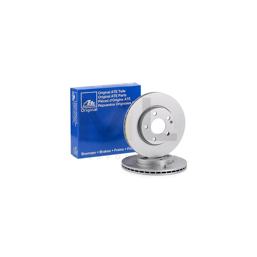 ATE 24.0122-0232.1 Brake Disc Vented, Coated, Alloyed / High-carbon, with bolts/screws  - 1 piece
