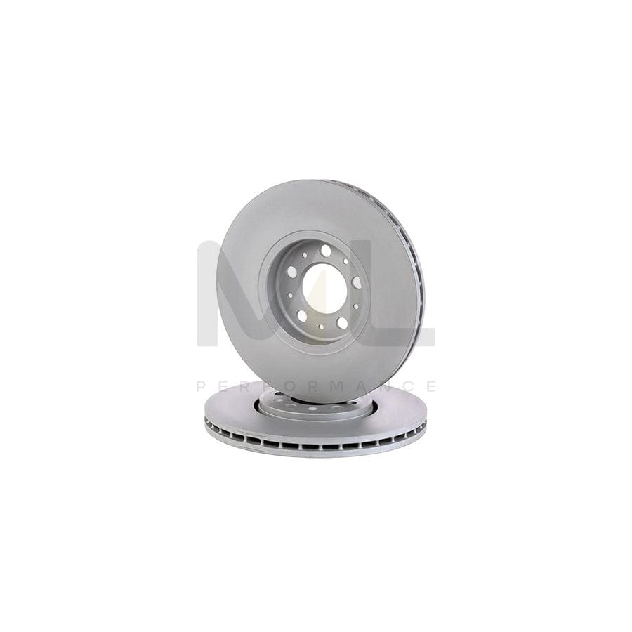 ATE 24.0125-0113.1 Brake Disc Vented, Coated, High-carbon, with bolts/screws  - 1 piece