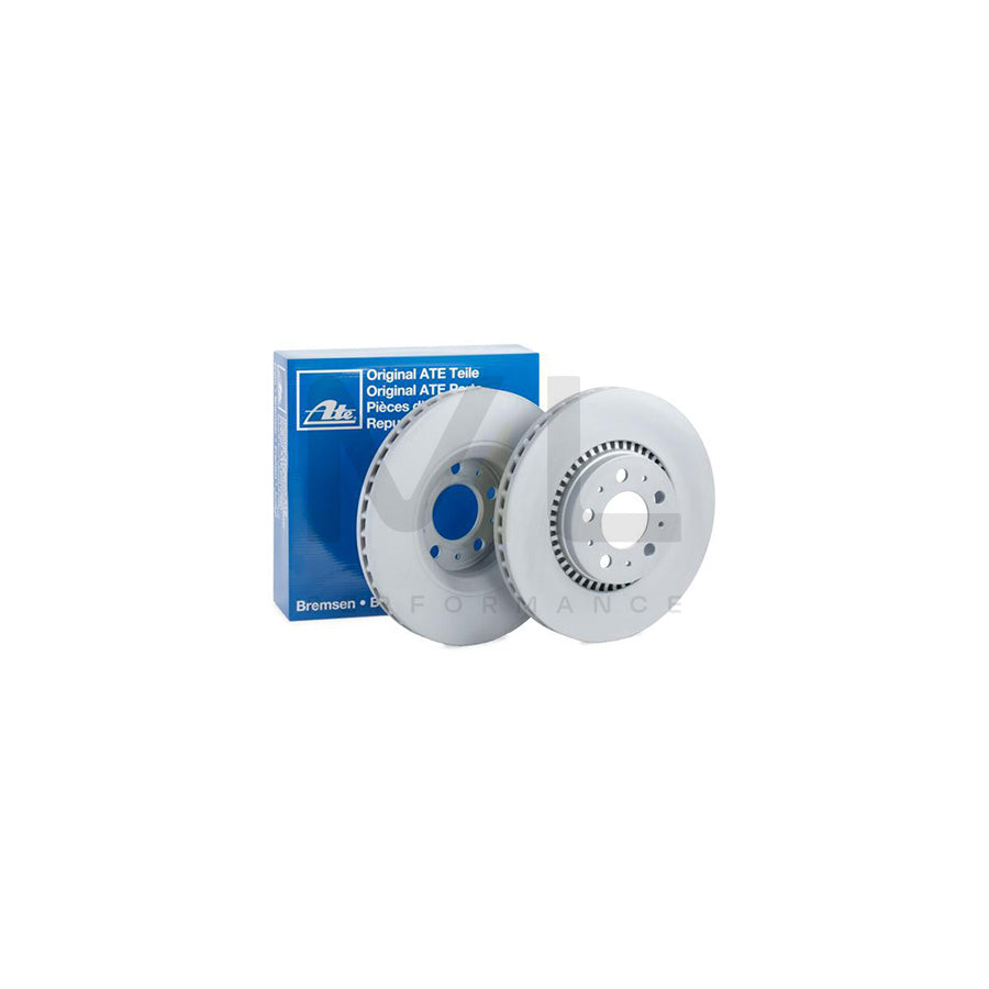 ATE 24.0128-0123.1 Brake Disc Vented, Coated  - 1 piece