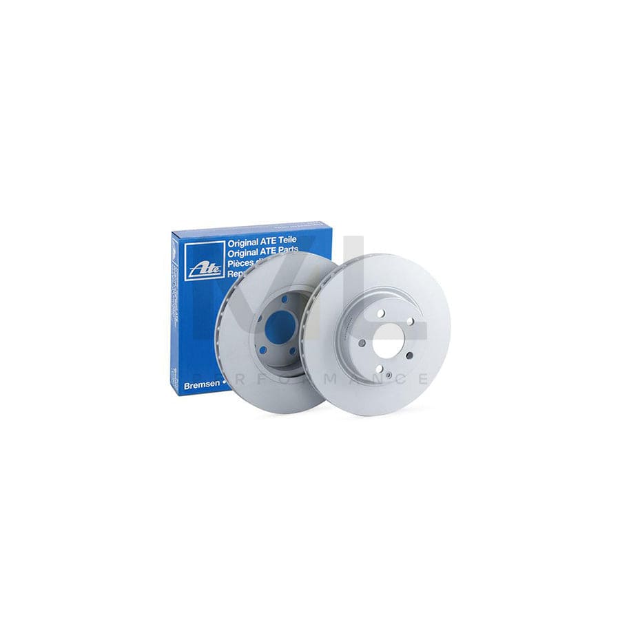 ATE 24.0128-0142.1 Brake Disc Vented, Coated, Alloyed / High-carbon  - 1 piece