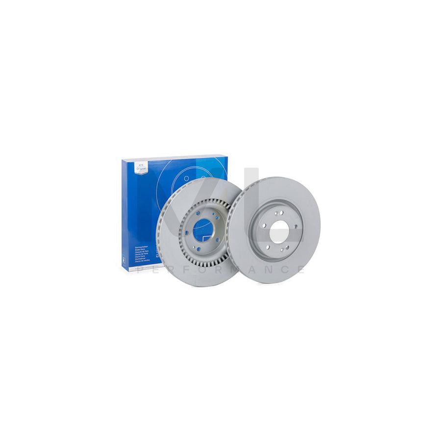 ATE 24.0128-0258.1 Brake Disc Vented, Coated, Alloyed / High-carbon  - 1 piece