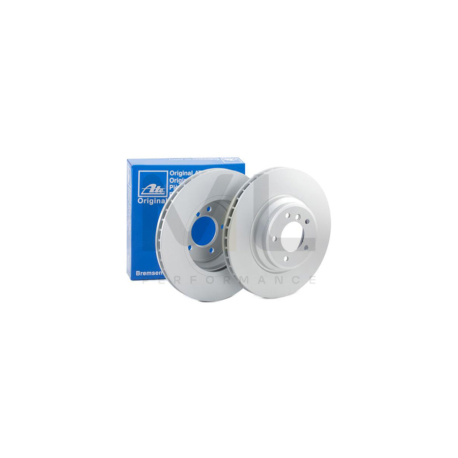 ATE 24.0130-0192.1 Brake Disc Vented, Coated, High-carbon, with bolts/screws  - 1 piece