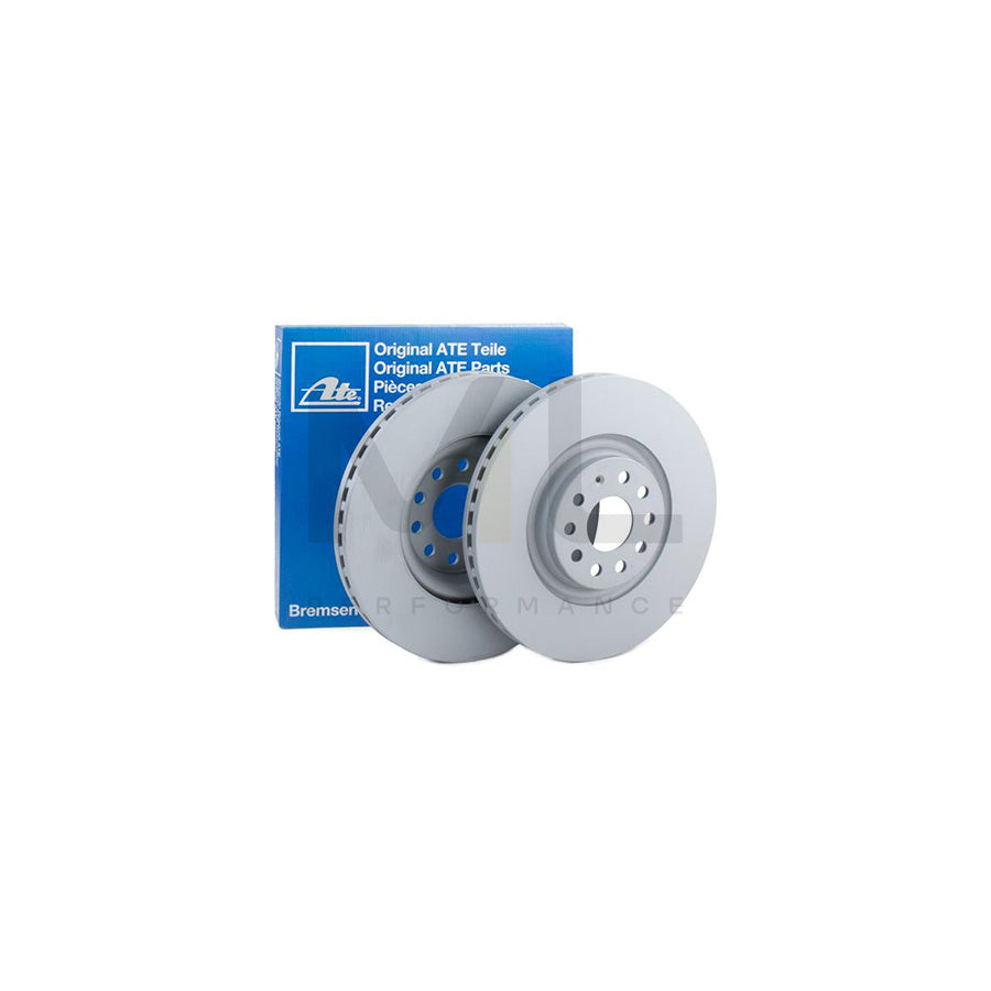 ATE 24.0130-0225.1 Brake Disc Vented, Coated, High-carbon, with bolts/screws  - 1 piece