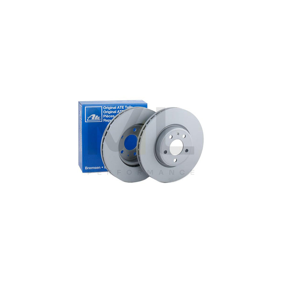 ATE 24.0130-0244.1 Brake Disc Vented, Coated, High-carbon, with bolts/screws  - 1 piece