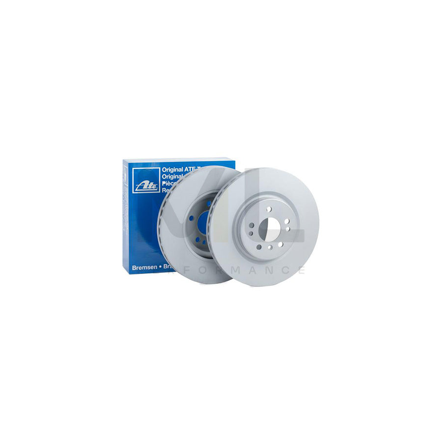 ATE 24.0132-0158.1 Brake Disc Vented, Coated, Alloyed / High-carbon, with bolts/screws  - 1 piece