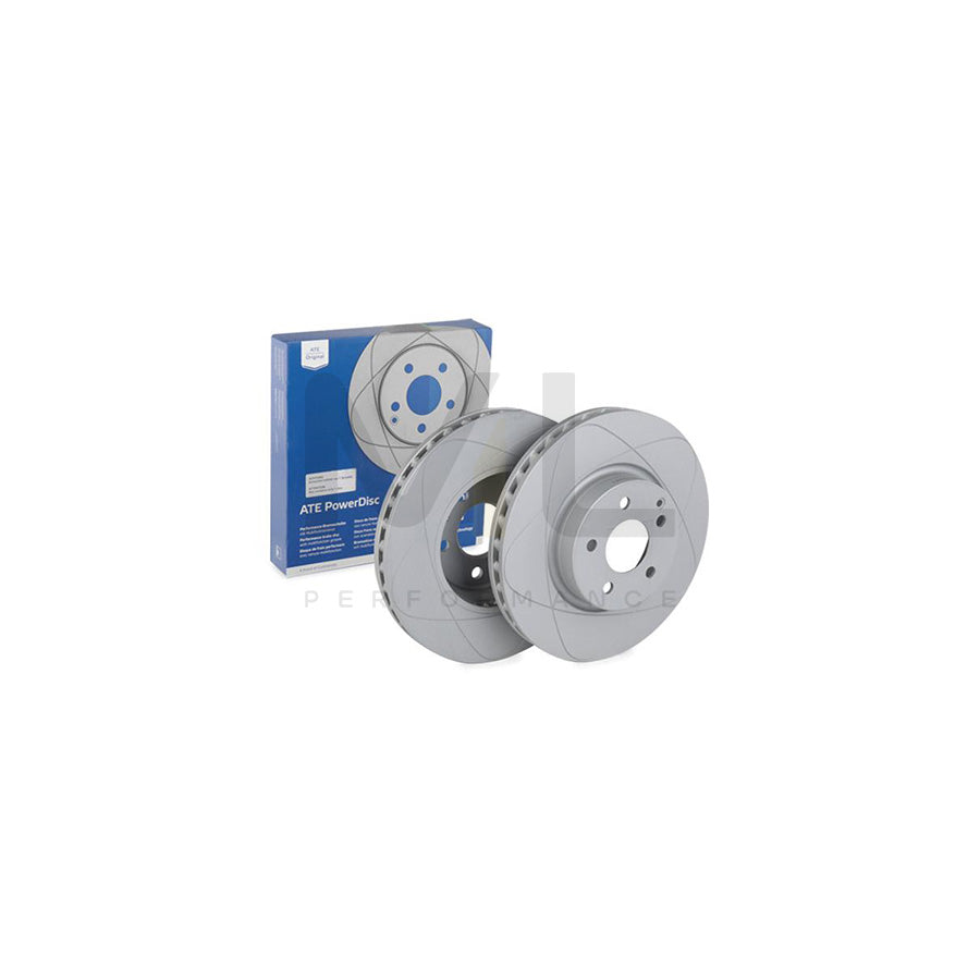 ATE 24.0330-0193.1 Brake Disc PowerDisc, Vented, Coated, High-carbon, with bolts/screws  - 1 piece