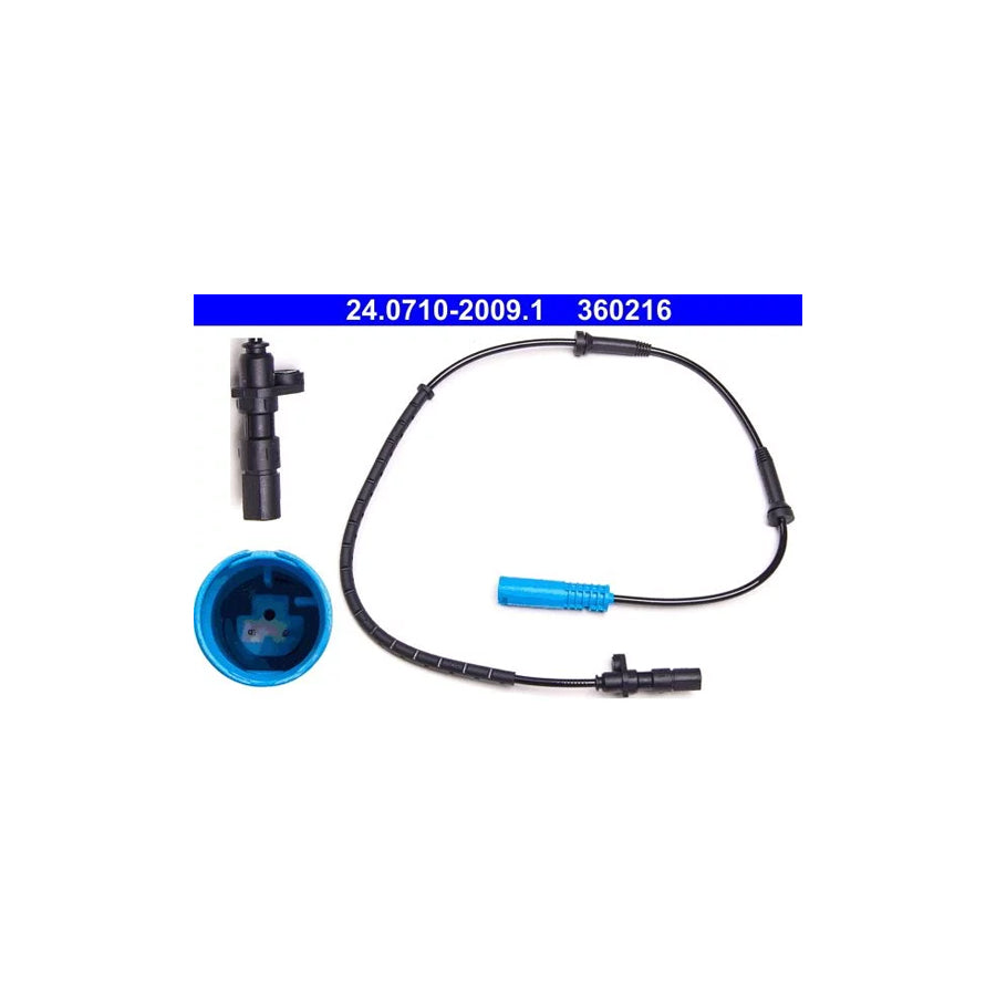 ATE 24.0710-2009.1 Abs Sensor for BMW 5 Saloon (E39)