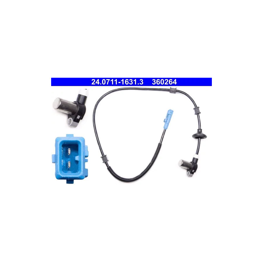 ATE 24.0711-1631.3 Abs Sensor for Citroen XM