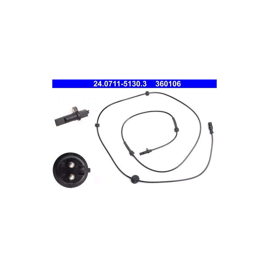 ATE 24.0711-5130.3 Abs Sensor for Fiat Doblo