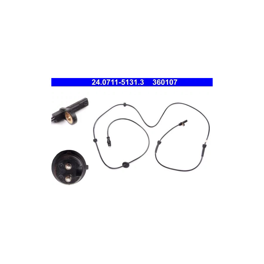 ATE 24.0711-5131.3 Abs Sensor for Fiat Doblo