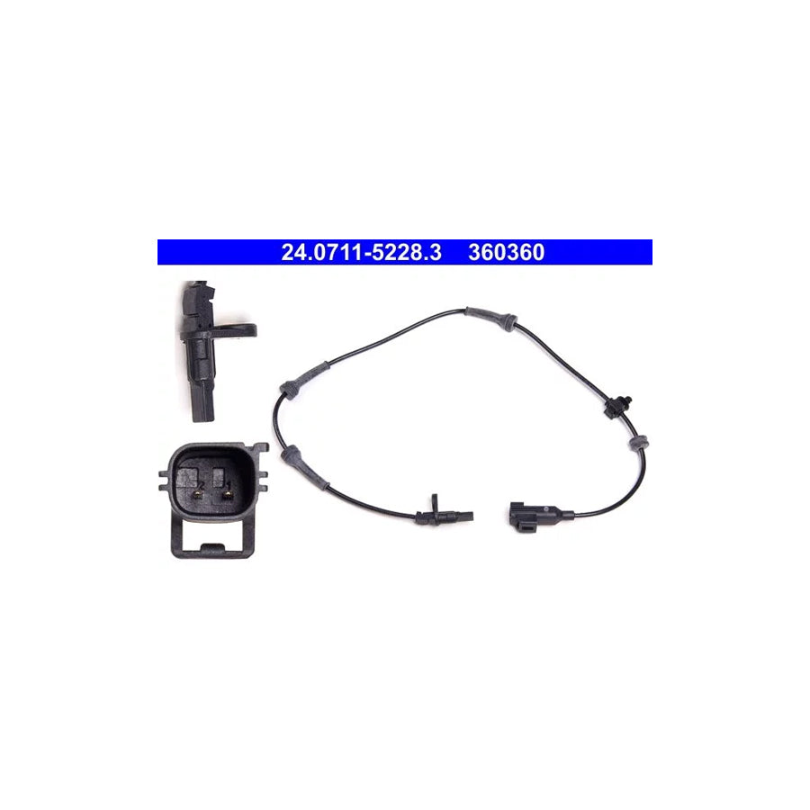 ATE 24.0711-5228.3 Abs Sensor for Land Rover Freelander
