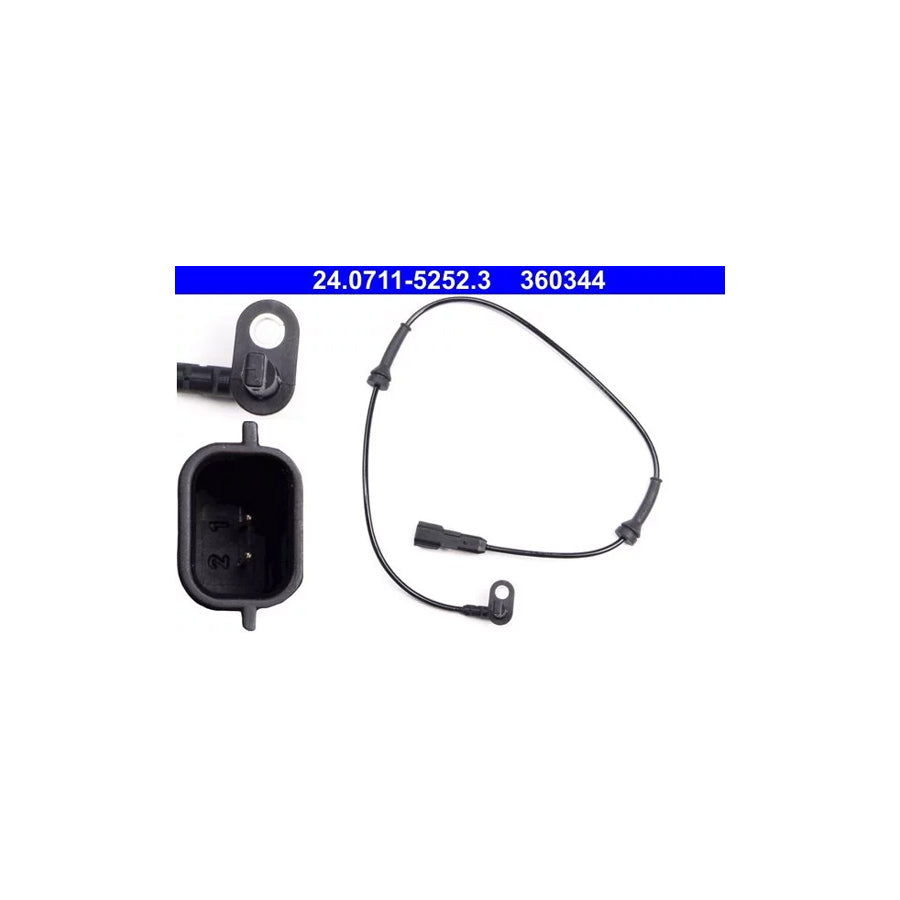ATE 24.0711-5252.3 Abs Sensor for Renault Master