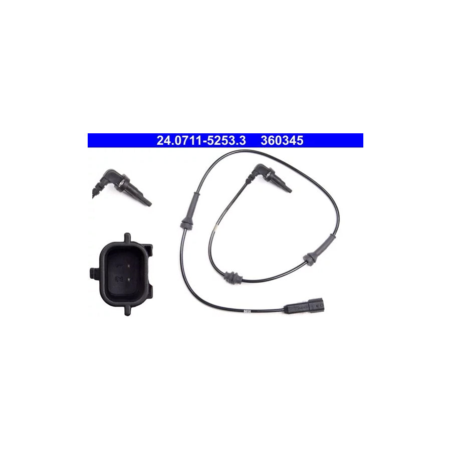 ATE 24.0711-5253.3 Abs Sensor for Renault Master