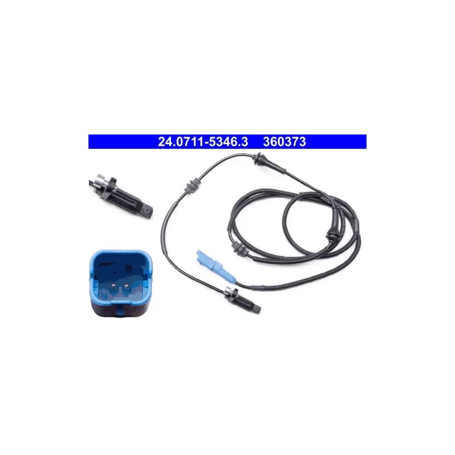 ATE 24.0711-5346.3 Abs Sensor for Peugeot 508