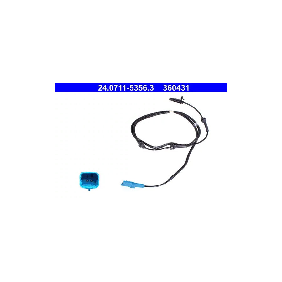 ATE 24.0711-5356.3 Abs Sensor for Peugeot 508