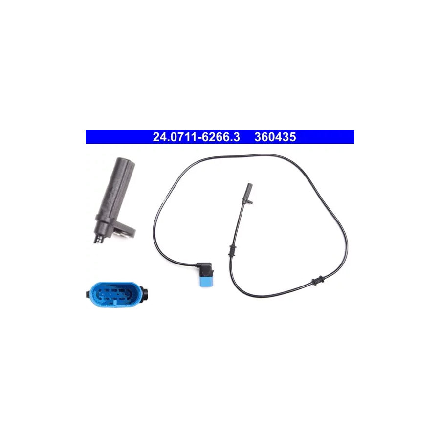 ATE 24.0711-6266.3 Abs Sensor Suitable for Mercedes-Benz Sl Convertible (R231)