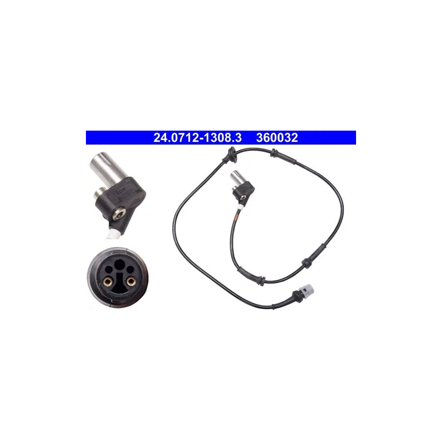ATE 24.0712-1308.3 Abs Sensor for Saab 9000