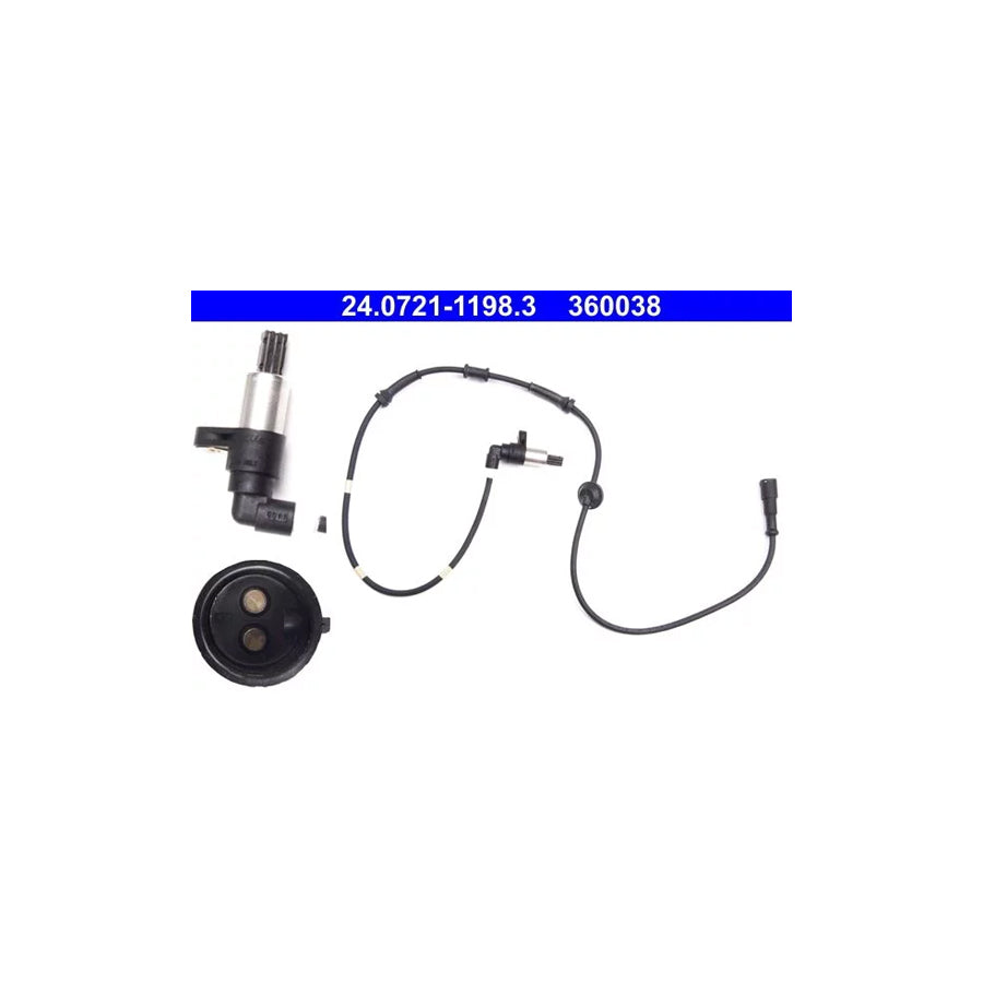 ATE 24.0721-1198.3 Abs Sensor for Fiat Brava