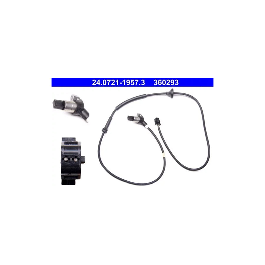 ATE 24.0721-1957.3 Abs Sensor for Seat Toledo I Hatchback (1L)