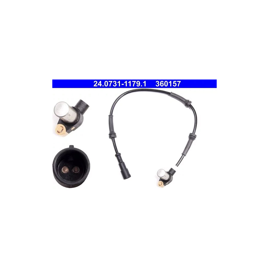ATE 24.0731-1179.1 Abs Sensor for Renault Twingo