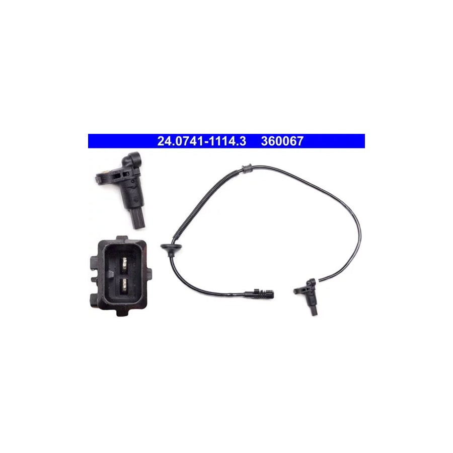 ATE 24.0741-1114.3 Abs Sensor for Citroen Xantia