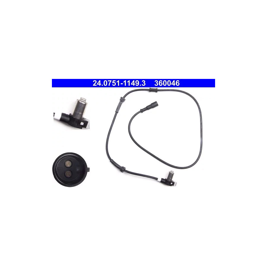 ATE 24.0751-1149.3 Abs Sensor for Fiat Brava