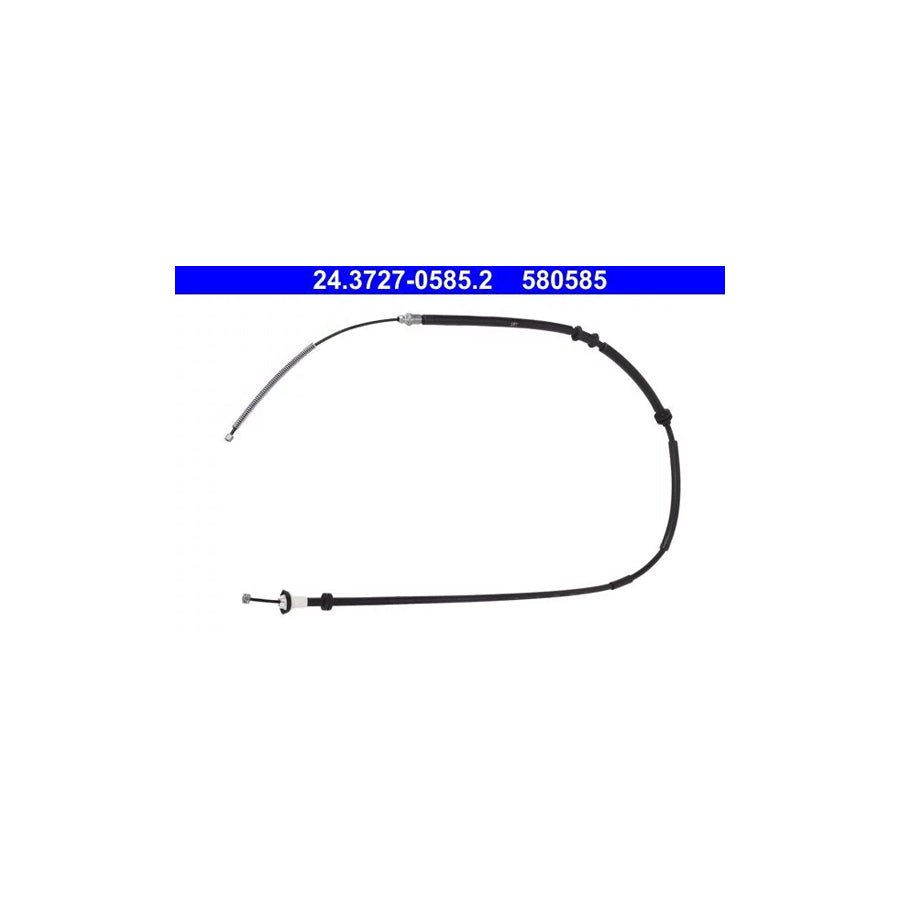 ATE 24.3727-0585.2 Hand Brake Cable for Fiat Tipo
