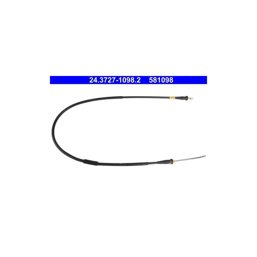 ATE 24.3727-1098.2 Hand Brake Cable for Renault Clio